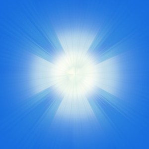 Croce di luce - bagliore